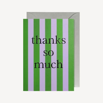 Oxted Thanks So Much Large Card
