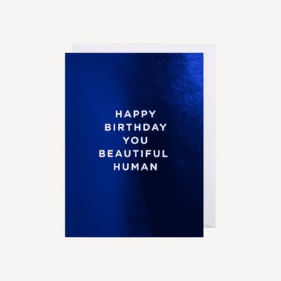 Oxted Happy Birthday Beautiful Human Small Card