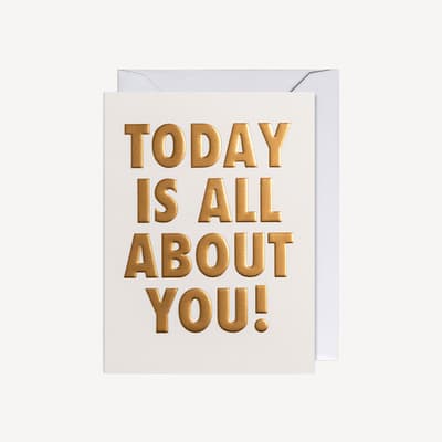 Oxted Today Is All About You Small Card