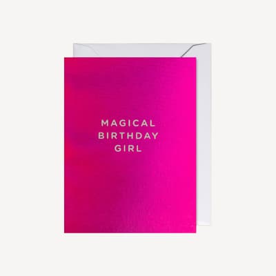 Oxted Magical Birthday Girl Small Card