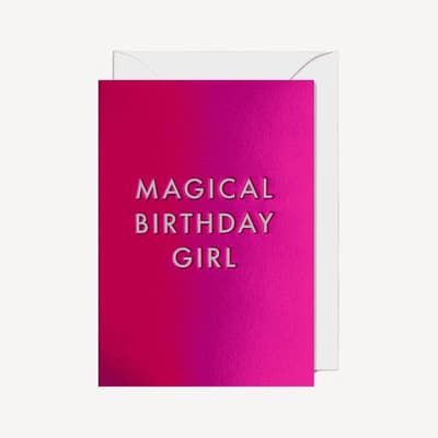 Oxted Magical Birthday Girl Large Card