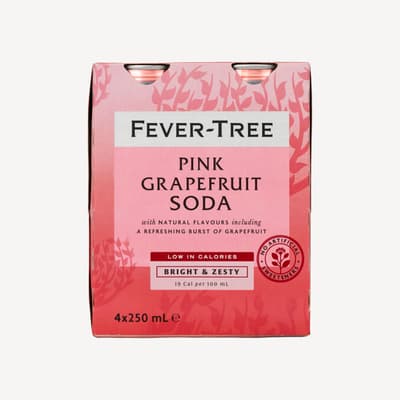 Fever Tree Premium Pink Grapefruit Soda 4 Pack