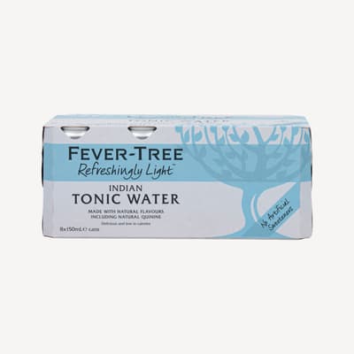 Fever Tree Premium Light Indian Tonic Cans 8 Pack