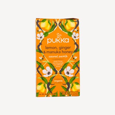 Pukka Lemon Ginger And Manuka Honey Tea 20 Pack