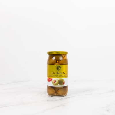 Iliada Red Pepper Stuffed Olives 370g