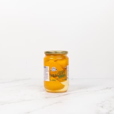 Dephi Greek Peach Halves 680g