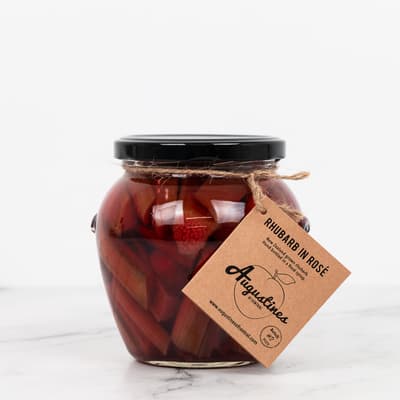 Augustines Rhubarb In Rose 580ml