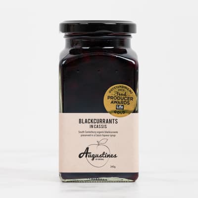 Augustines Blackcurrants In Cassis 340g