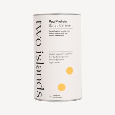 Two Islands Pea Protein Powder Salted Caramel 500g