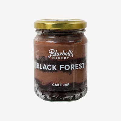 Bluebells Black Forest Cake Jar