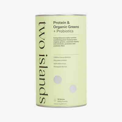 Two Islands Protein & Organic Greens 480g
