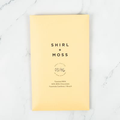 Shirl & Moss Toasted Milk 50% Milk Chocolate 80g