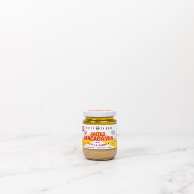Forty Thieves Salted Macadamia With Maple And Vanilla 235g