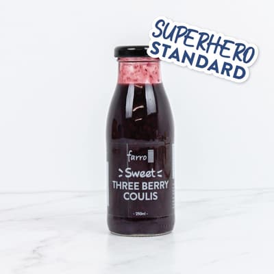 Farro Three Berry Coulis 250ml