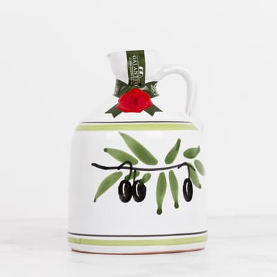 Galantino Black Olives Ceramic Bottle Evo Olive Oil 500ml