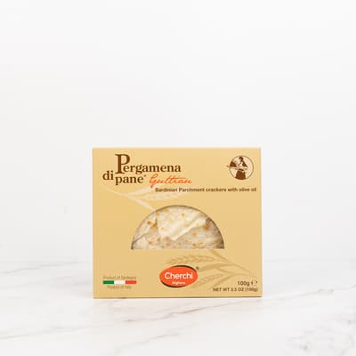 Pergamena Di Pane Sardinian Parchment Crackers With Olive Oil 100g