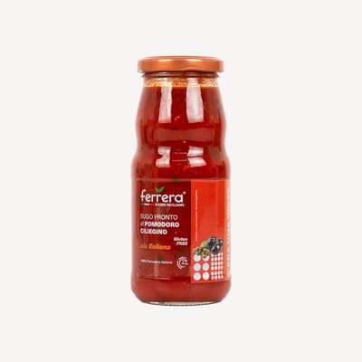 Ferrera Caper & Olive Cherry Tomato Sauce 350g