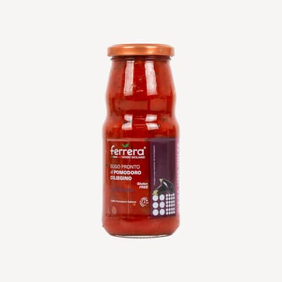 Ferrera Cherry Tomato Sauce With Eggplant 350g
