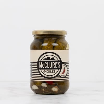 Mcclures Pickles Spicy Gherkins 500g