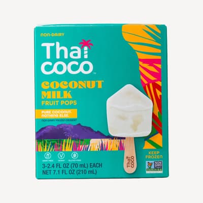 Thai Coco Fruit Pops Coconut Milk 3pk