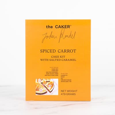 The Caker Spiced Carrot Cake Kit With Salted Caramel