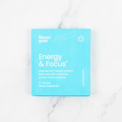 Neuro Gum Energy + Focus - Peppermint Gum 9 Pack