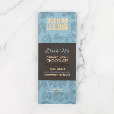 Solomons Gold Chocolate Bar Dark Nib 70 Cacao 55g
