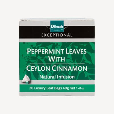 Dilmah Tea Exceptional Peppermint Leaves With Ceylon Cinnamon 20