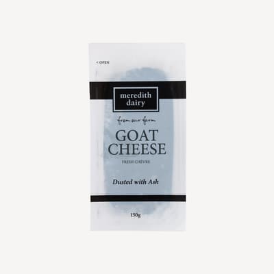 Meredith Ash-Rubbed Chevre Cheese 150g
