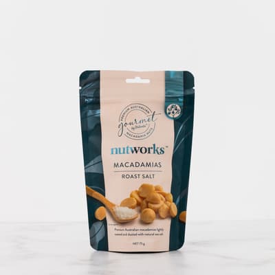 Nutworks Roast Salt Macadamias 75g