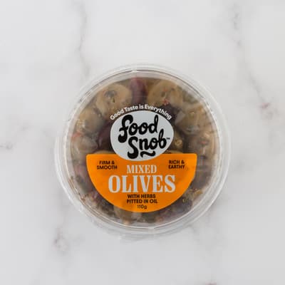 Food Snob Pitted Olive Mix 110g