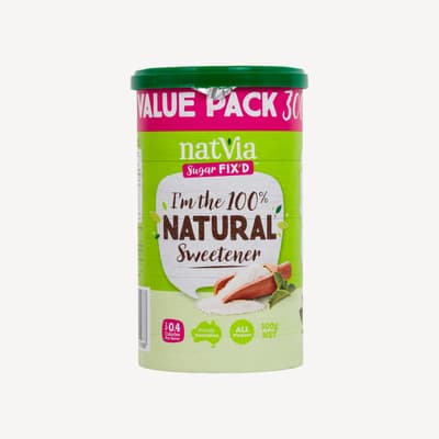 Natvia Sugar Substitute Stevia White Sweetener 300g