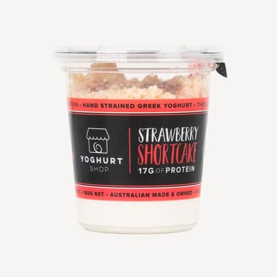 The Yoghurt Shop Strawberry Shortcake Yoghurt 190g