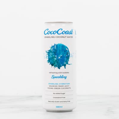 Cococoast Sparkling Coconut Water 500ml