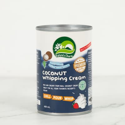 Coconut Whipping Cream Vegan Natures Charm 400g