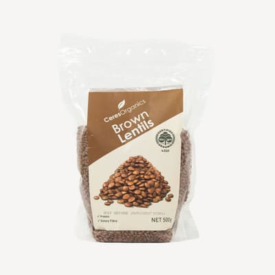 Ceres Brown Lentils 500g