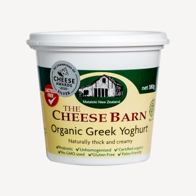 The Cheese Barn Organic Greek Yoghurt 380g