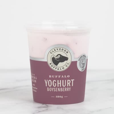 Clevedon Buffalo Co Boysenberry Yoghurt 380g