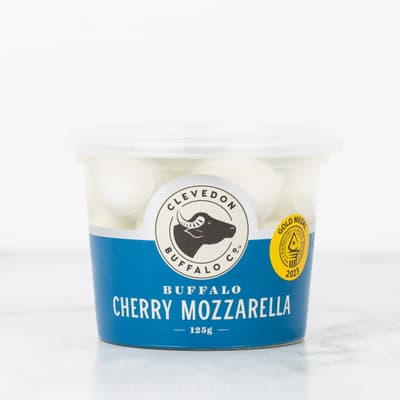 Clevedon Valley Buffalo Cherry Mozzarella Cheese 125g
