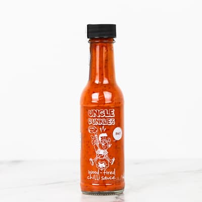 Uncle Dunkles Hot Woodfired Chilli Sauce 150ml