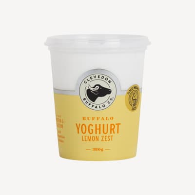 Clevedon Buffalo Co Lemon Zest Yoghurt 380g