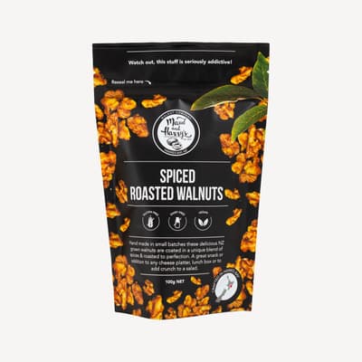 Maud and Harrys Spiced Roasted Walnuts 100g