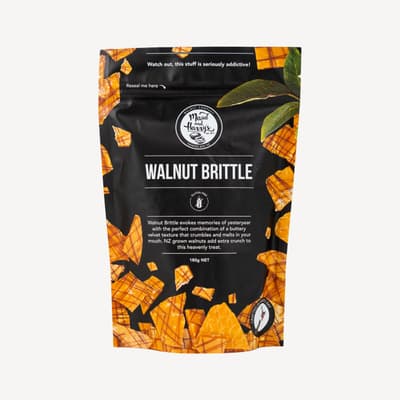 Maud and Harrys Walnut Brittle 180g