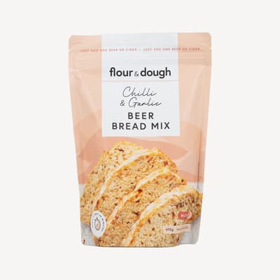 Flour & Dough Chilli And Garlic Beer Bread Mix 470g