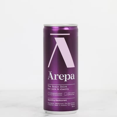 Arepa Brain Drink Sparkling For Calm & Clarity 250ml