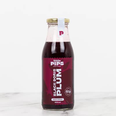 Little Pips Black Doris Plum Soda Syrup 500ml