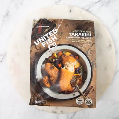 United Fish Co Crumbed Tarakihi Fillets 600g