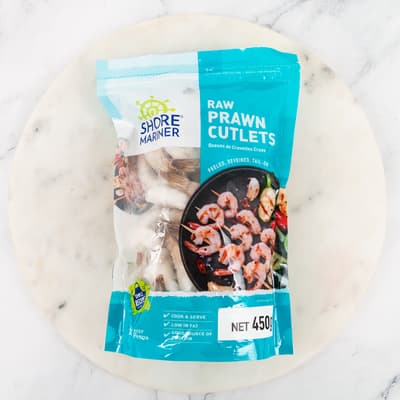 Shore Mariner Large (26/30) Raw Prawn Cutlet 450g
