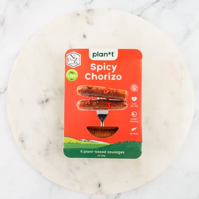 Plant Meat Free Spicy Chorizo Sausages 275g