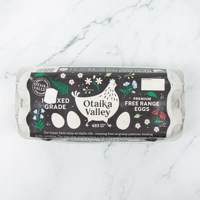 Otaika Valley Free Range Eggs 10 Pack